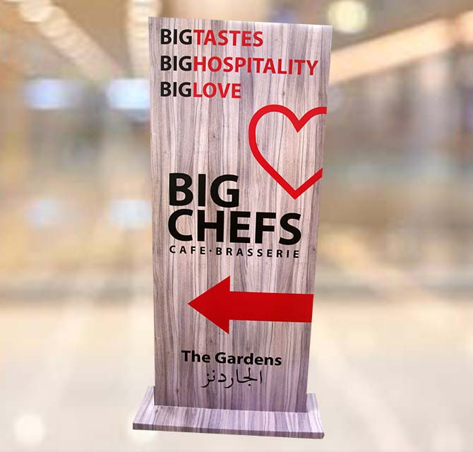 Poster Display Big Chefs